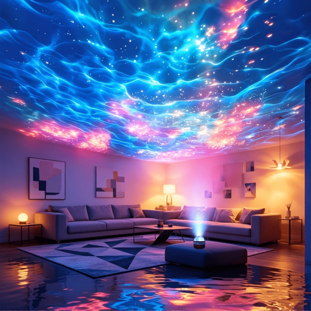 17-Color Star Projector Night Light with Remote, Timer and USB Power detail image - detail view 13