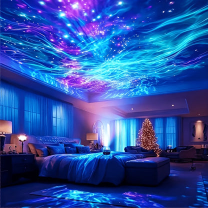 17-Color Star Projector Night Light with Remote, Timer and USB Power detail image - detail view 3