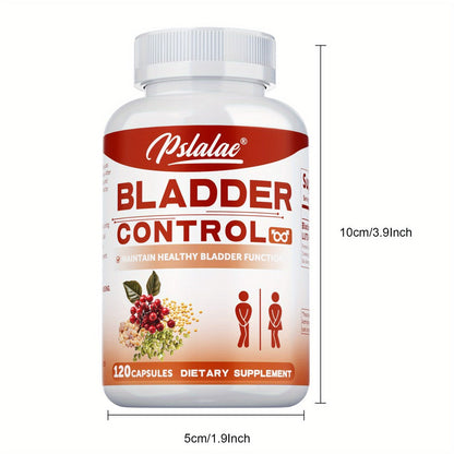 Bladder Control Capsules with Cranberry, Pumpkin Seed & Soy Germ, Urinary Tract Health & Night-time Support Supplement for Women & Men