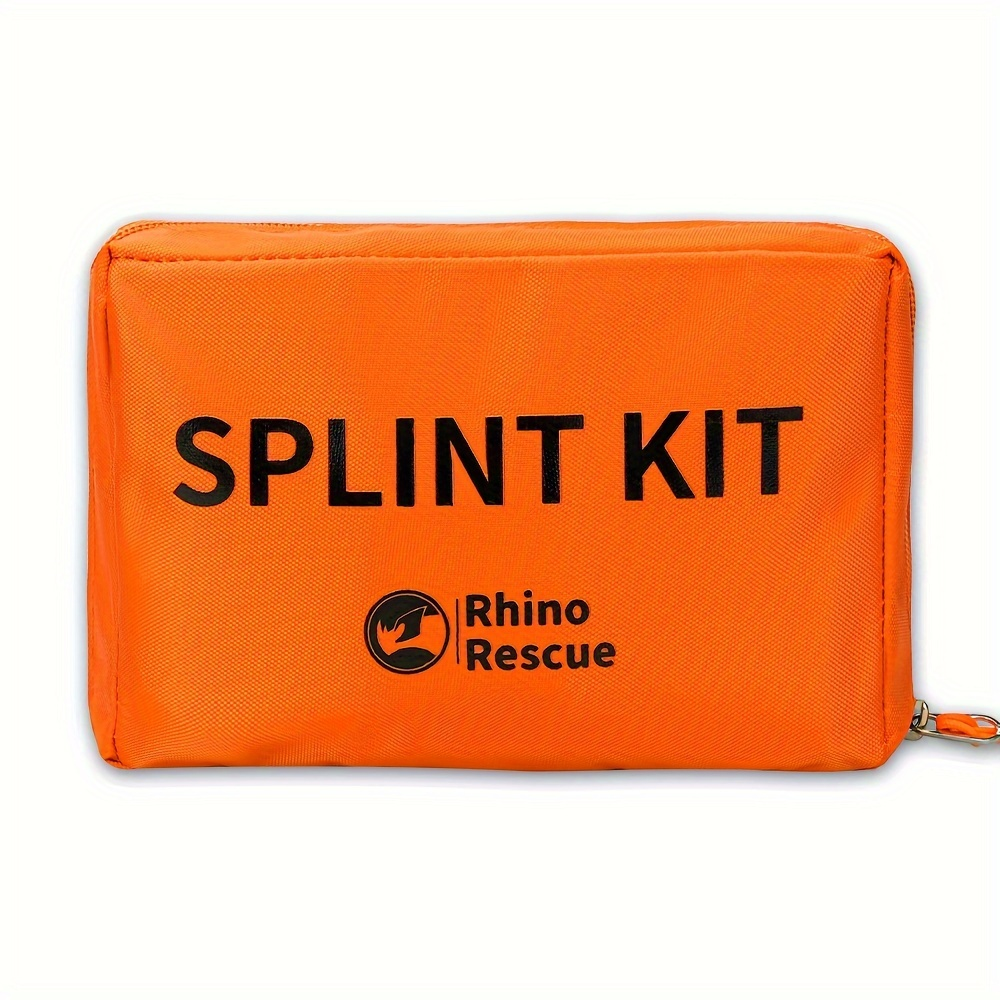 Emergency Splint Set 4pcs – Rollable First Aid Splints in 4 Sizes (36", 18", 9", 4"), Lightweight Compact Medical Splint for Outdoor