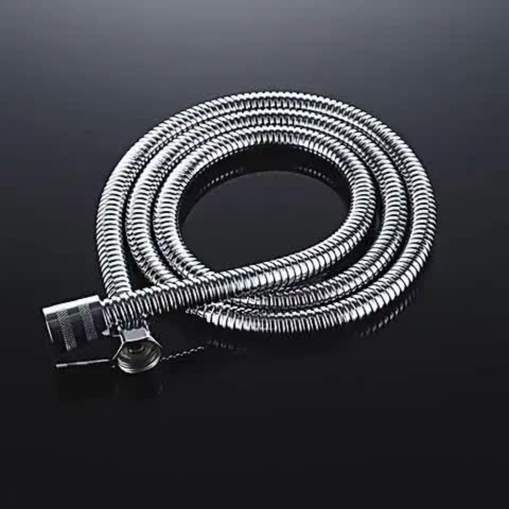 Flexible Stainless Steel Shower Hose Electroplated – Round Shape, Wall-Mounted Easy Install, for Rainfall Shower Heads & Sprayers