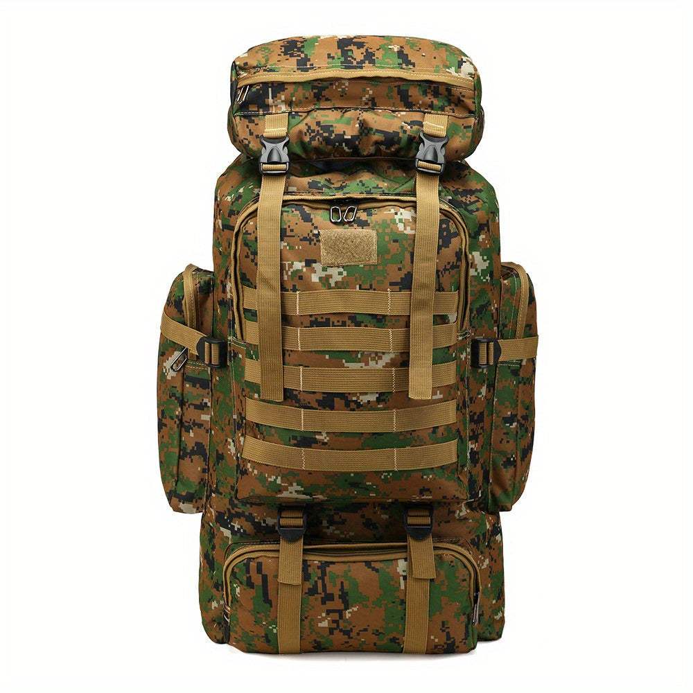 Tall Flap-Top Tactical Rucksack with Lower Utility Pouch and Eleven Color or Camouflage Options