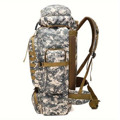 Tall Flap-Top Tactical Rucksack with Lower Utility Pouch and Eleven Color or Camouflage Options