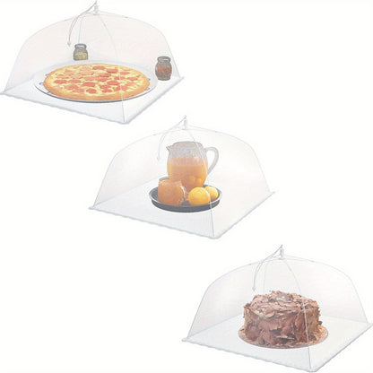 Pop-Up Mesh Food Covers for Outdoor Use – Large Collapsible Tent Covers for Picnic, BBQ, Buffet & Gatherings (3pcs / 9pcs)