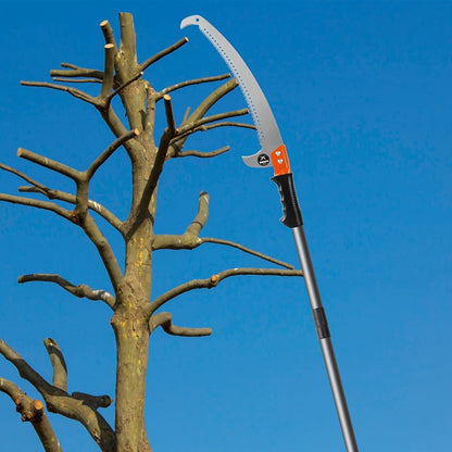 Pole Saw, Telescopic Pruning Saw Fruit Tree High Reach Garden Farm for Garden, Patio and Yard Use