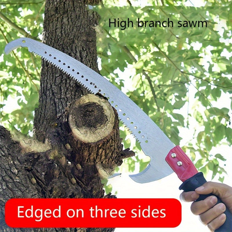 Pole Saw, Telescopic Pruning Saw Fruit Tree High Reach Garden Farm for Garden, Patio and Yard Use