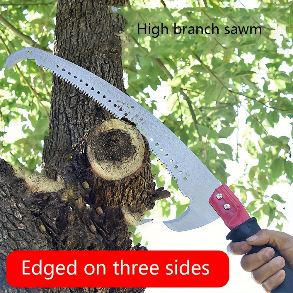 Pole Saw, Telescopic Pruning Saw Fruit Tree High Reach Garden Farm for Garden, Patio and Yard Use