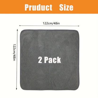 Washable Dog Pee Pads Reusable 2-Pack – Non-Slip 4-Layer Fast Absorbent Puppy Mat for Housebreaking, Whelping, Crate & Incontinence