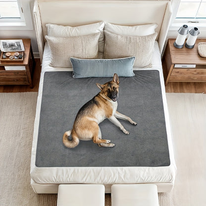 Washable Dog Pee Pads Reusable 2-Pack – Non-Slip 4-Layer Fast Absorbent Puppy Mat for Housebreaking, Whelping, Crate & Incontinence