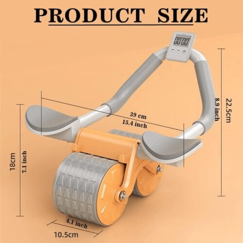 Ab Wheel Roller for Core Strength Training, Non-Slip Abdominal Exercise Wheel with Knee Pad for Home Gym, Effective Ab Roller for Men