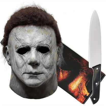 Scary Halloween Mask for Adults, Original Realistic Horror Full Face Mask for Cosplay, Prom, Haunted House & Halloween Party Costume