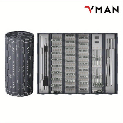 Precision Screwdriver Set 128/180 in 1, Magnetic Professional Tool Kit for MacBook Laptop iPhone Xbox Game Console Tablet