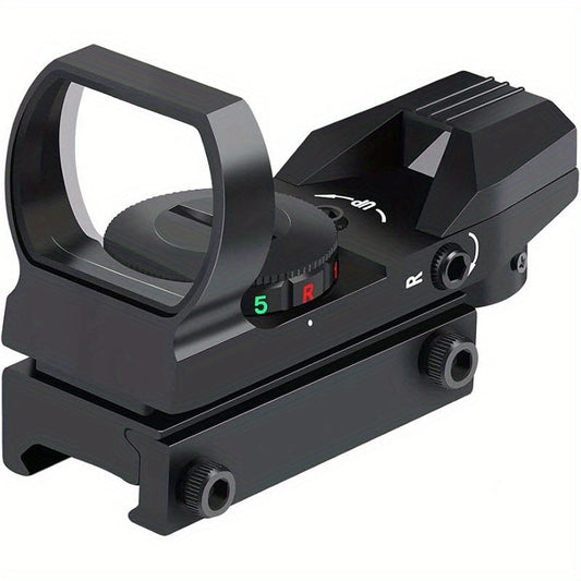Red Green Dot Sight 33mm with 4 Reticle Modes – Dual Illuminated Rifle Scope, 1x Magnification, 1 MOA Adjustment