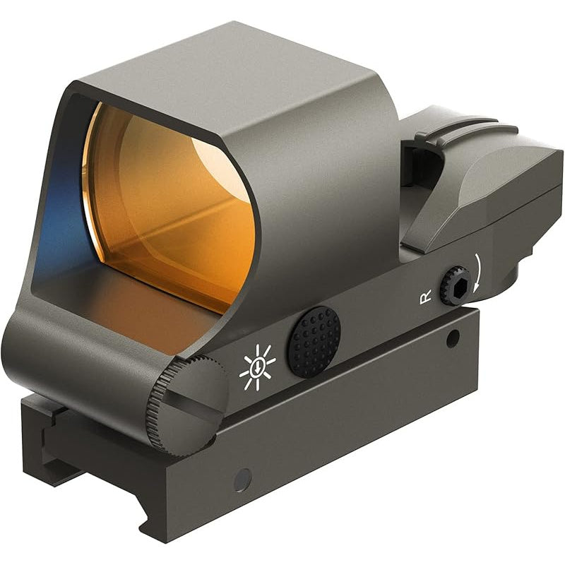 Holographic Red Dot Sight 40mm Lens 4 Reticles Day Night Tactical Scope