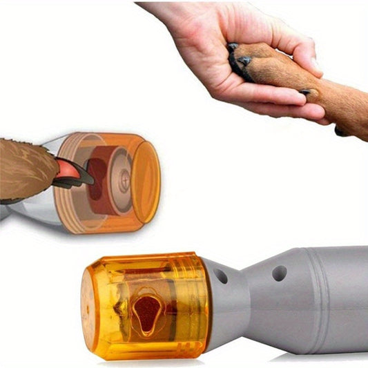 Pet Nail Grinder Electric Silent – Professional Low Noise Dog Cat Nail Trimmer with 3 Replacement Grinding Bands