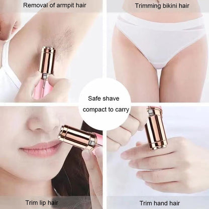 Painless Electric Facial Epilator for Women – Face & Body Hair Remover for Upper Lip Chin Cheeks Peach Fuzz