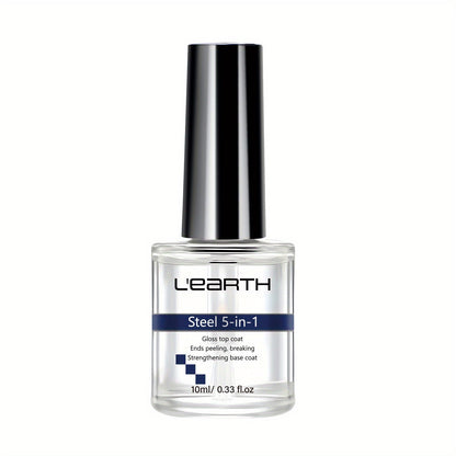 Nail Strengthening Kit 5-in-1 Formaldehyde-Free, Top Coat, Base Coat, Nail Hardener, Cuticle Oil & Polish