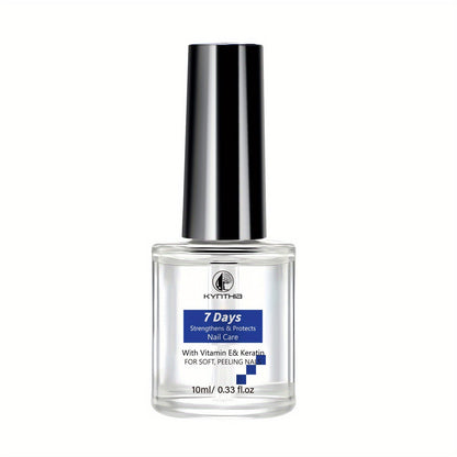Nail Strengthener Oil Vitamin E Keratin 10ml 7-Day Anti-Breakage – Nail Care Serum with Hyaluronic Acid & Jojoba Oil for Soft Peeling