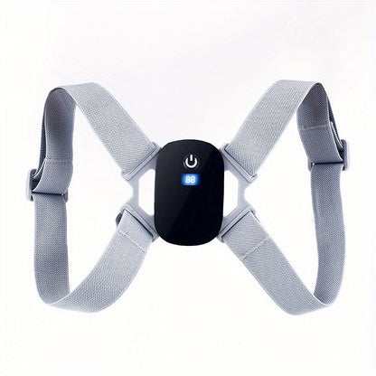 Smart Posture Corrector with Vibration Alert, Wireless Rechargeable Posture Trainer & Back Support Belt for Men Women
