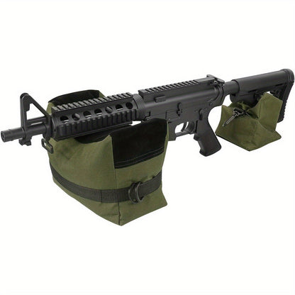 Shooting Rest Sandbag Bags Front & Rear Support Stand Holders for Rifle Gun Shotgun Bench Rest Target Sports Hunting Photography Unfilled