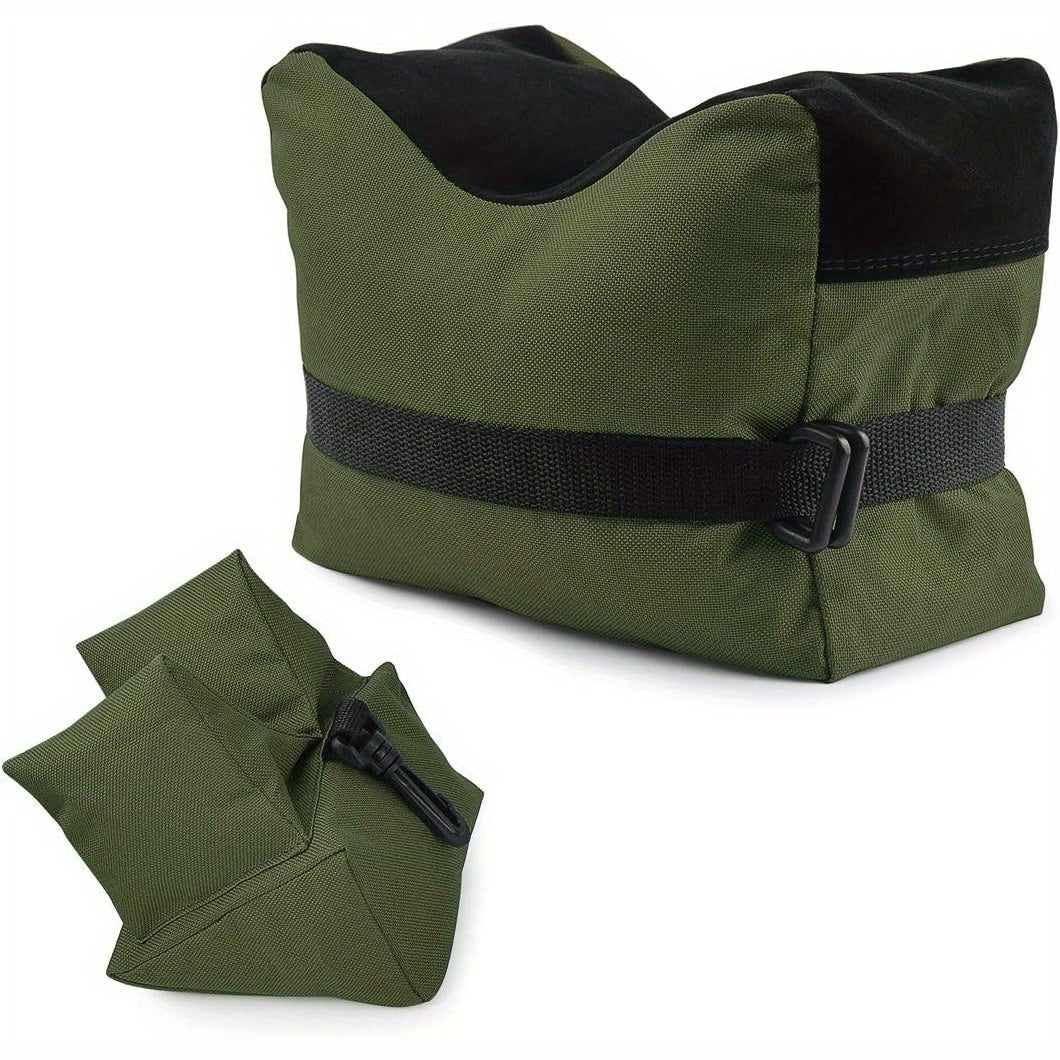 Shooting Rest Sandbag Bags Front & Rear Support Stand Holders for Rifle Gun Shotgun Bench Rest Target Sports Hunting Photography Unfilled