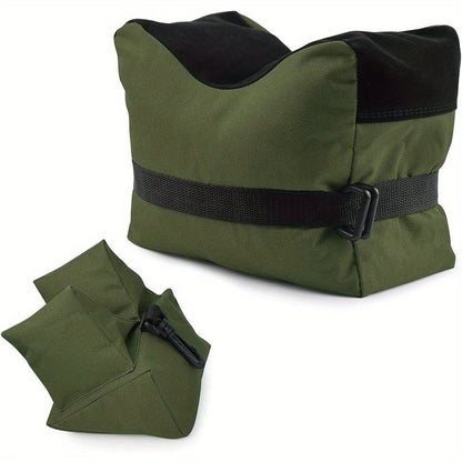 Shooting Rest Sandbag Bags Front & Rear Support Stand Holders for Rifle Gun Shotgun Bench Rest Target Sports Hunting Photography Unfilled