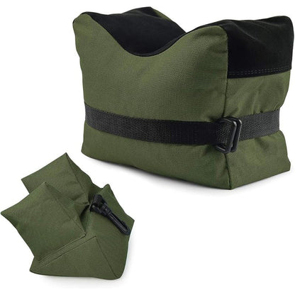 Shooting Rest Sandbag Bags Front & Rear Support Stand Holders for Rifle Gun Shotgun Bench Rest Target Sports Hunting Photography Unfilled