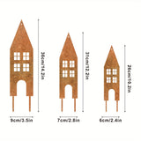 3pcs Rusty Castle