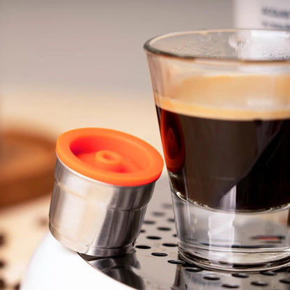 Reusable Coffee Filter Capsule for Illy Y3.2 & X7.1 Machines, Stainless Steel Refillable Coffee Pod Cup with Tamper
