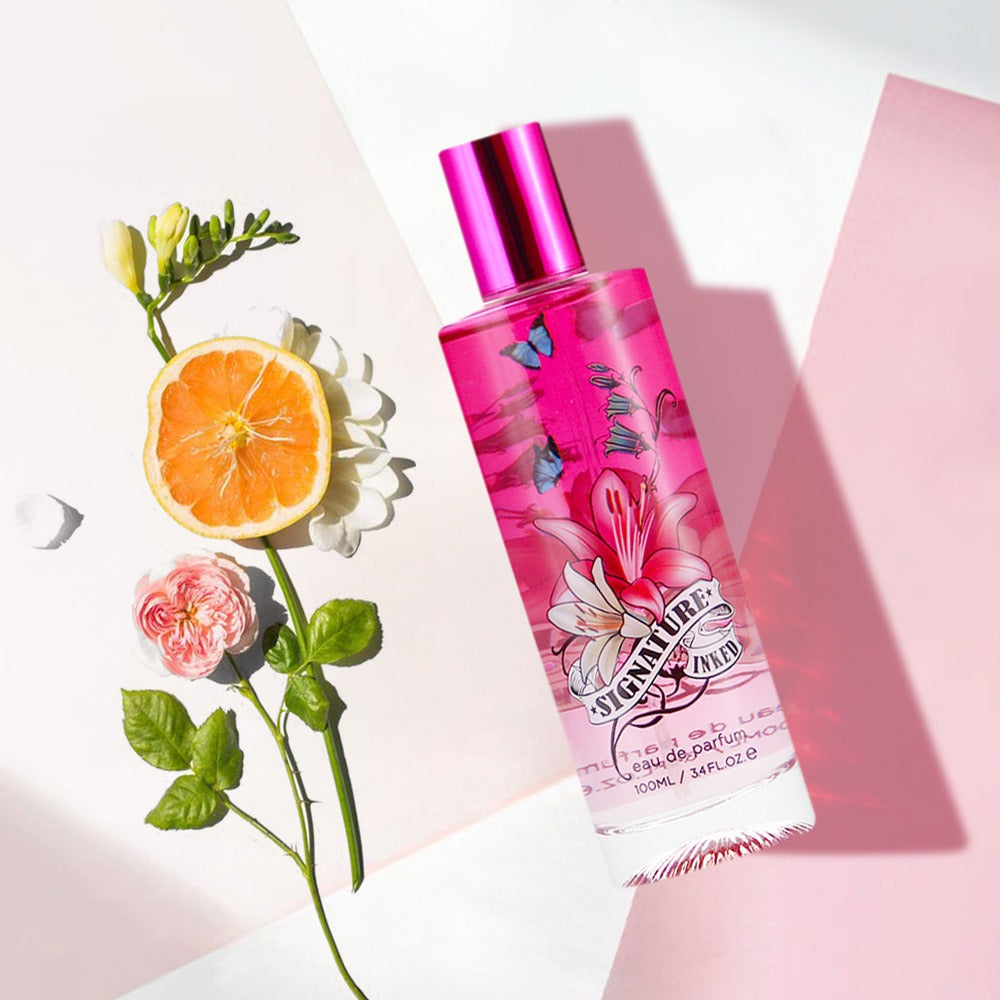 Eau de Parfum Fruity Collection for Women 100ml in Pink Bottles with 4-Note Source Profile