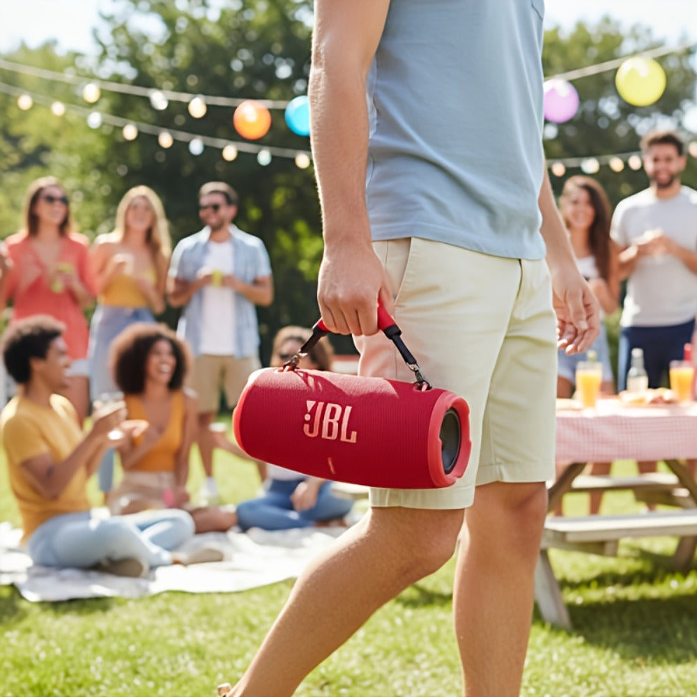 Red Handle Strap for JBL Xtreme / Xtreme 2 / 3 / 4 / 5 Portable Bluetooth Speaker, Detachable Replacement Carrying Strap