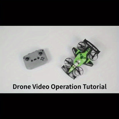 2-in-1 Mini RC Car and Drone Combo Dual Mode Switch One-Touch Takeoff Stable with the Listed Color, Size or Set Options for Everyday Use