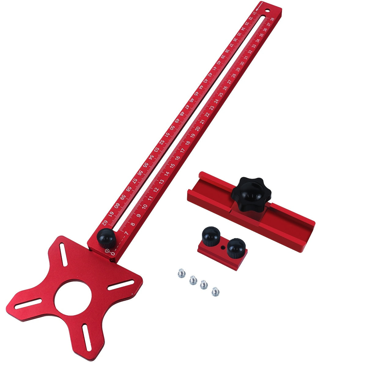 Circle Cutting Jig 3-in-1 Woodworking Router Fixture Expandable 3.54 to 24 Inch Diameter for Entryways, Bedrooms and Living Spaces