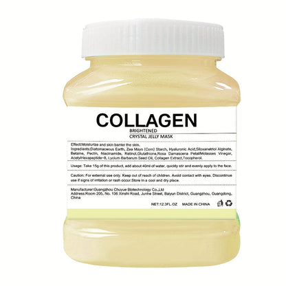 DIY Peel-Off Face Mask Powder Collagen & Turmeric, with Hyaluronic Acid & Beta-Glucan for Bath Time, Home Spa and Personal Care
