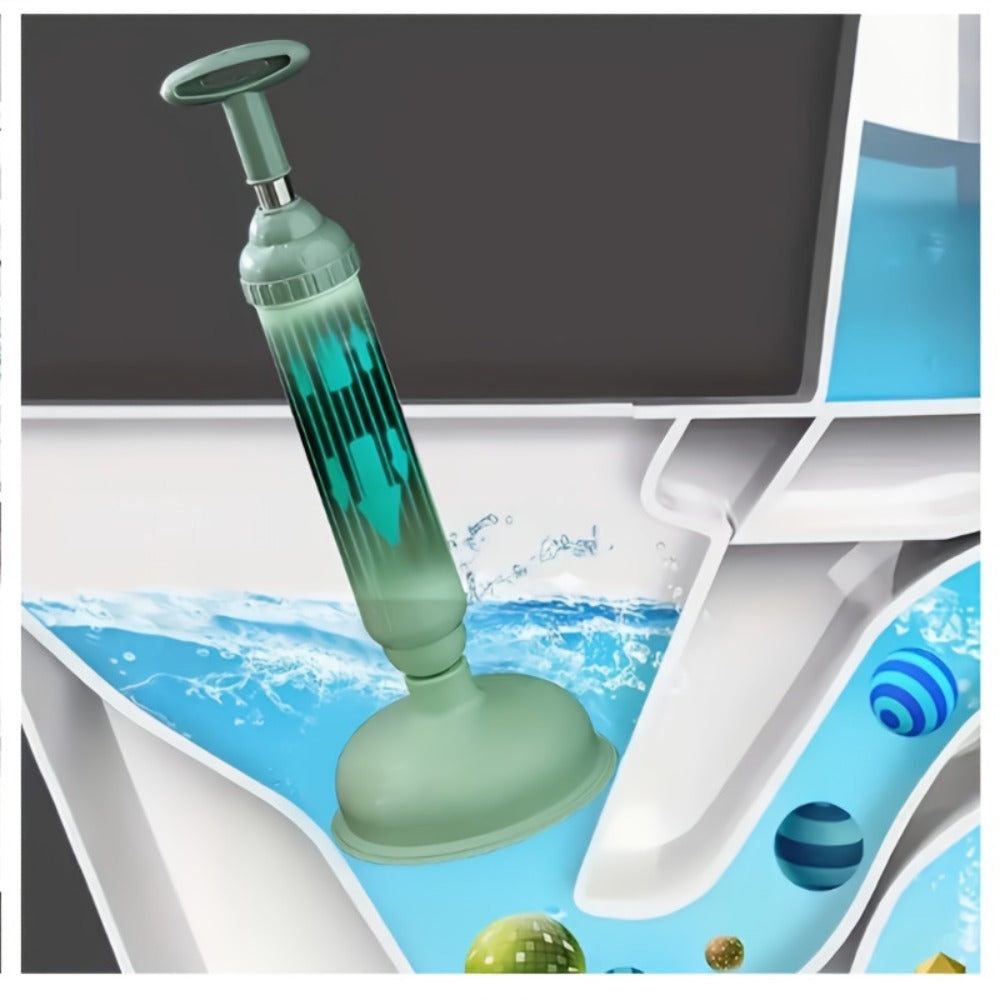 Flexible High-Pressure Drain Pipe Clog Remover – Manual Toilet Plunger & Pipe Dredging Tool
