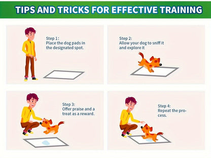 Dog Training Pads, Sunny Doggy Disposable Sets in 120-Count 22 x 22, 50-Count 30 x 36 and 40-Count 36 x 36 Sizes
