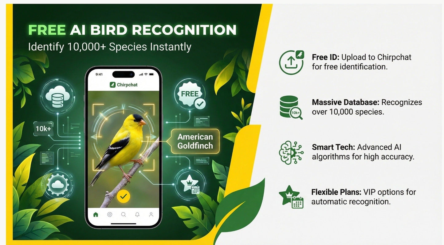 Smart Bird Feeder with Camera AI Bird Identification, 2K HD Live View, Auto Capture & Color Night Vision