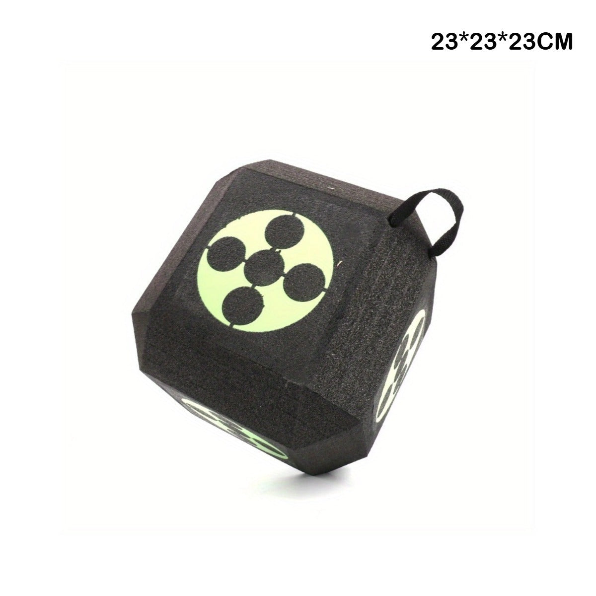 3D Archery Target Cube – Self-Healing Foam Multi-Faceted 23cm Block for Outdoor Backyard Range | Portable High-Density Target for Beginners