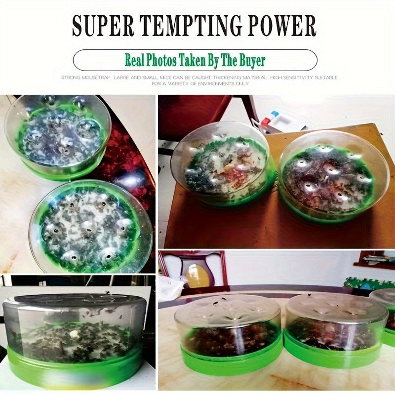 Flying Insect Trap 2 Pack – Non-Toxic Reusable Bug Catcher with 7 Holes, No Electricity, Safe for Home & Garden