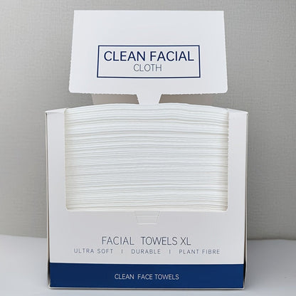 Extra Large Disposable Facial Cleansing Tissues 26×30cm – Thickened Ultra-Soft Cotton Wipes for Face Washing & Makeup Removal