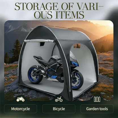 Bike Storage Tent Outdoor for Garden, Patio and Yard Use, with the Listed Configuration, for Everyday Use and Organized Storage
