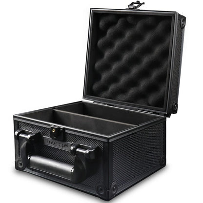 Trading Card Storage Box for 3x4 Top Loads 35pt Rigid Cards Holds 600 Plus – Sports Card Organizer Case with Lock for Pokemon Baseball