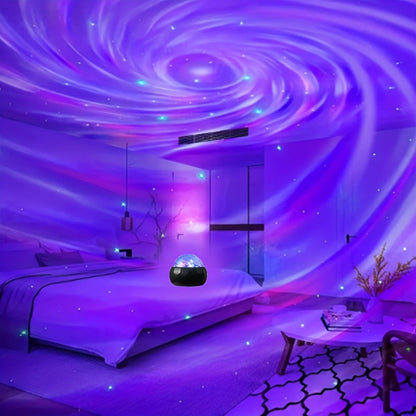 Northern Lights Aurora LED Lamp with Remote Control for an Everyday Personal Care Routine, with Listed Configuration