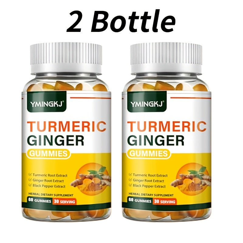 Turmeric Gummies with Black Pepper & Mint, 2000% Higher Absorption Curcumin, Anti-Inflammatory Joint