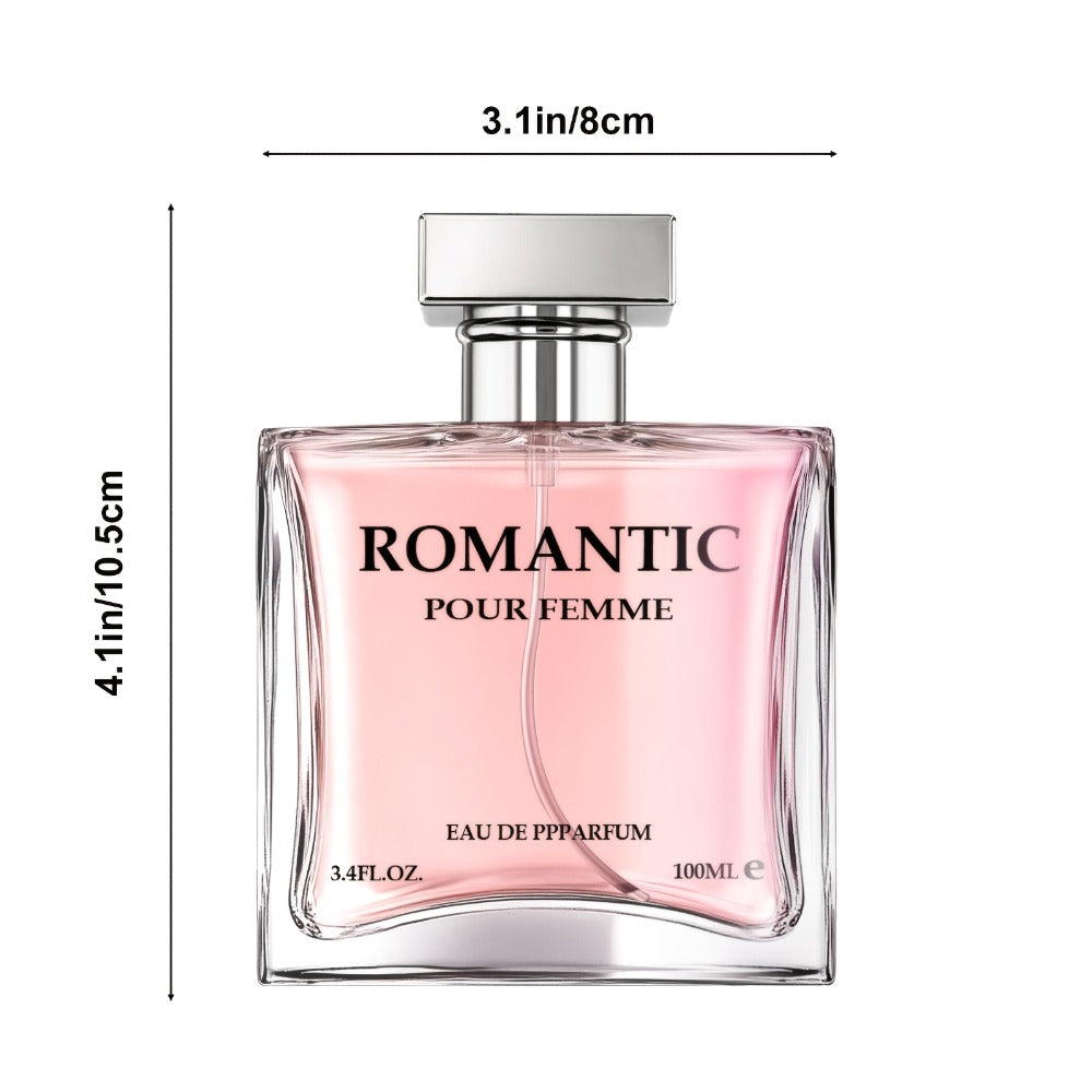 Perfume for Women Two-Pack of 100ml EDP Sprays with Rose, Chamomile, Lemon, Lily, Violet, Musk and Wood