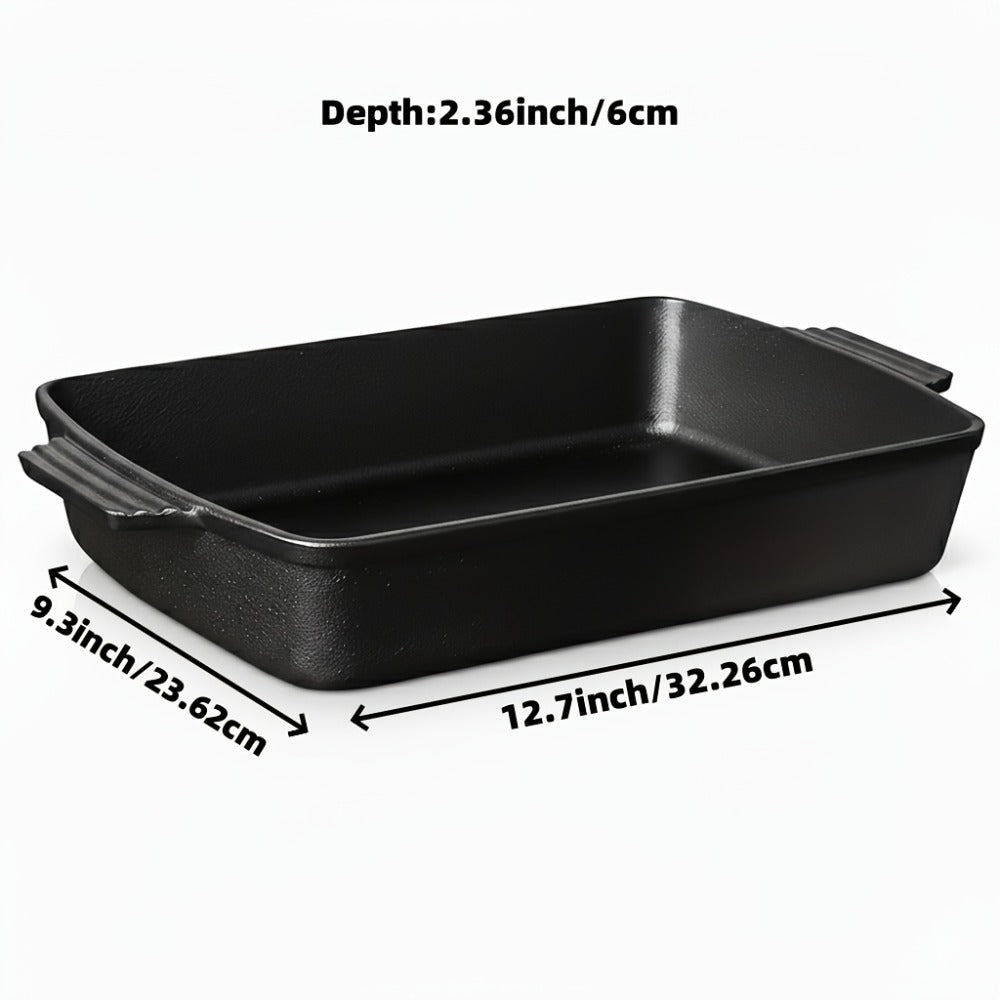 Cast Iron Cookware Set for Kitchen Camping BBQ – Non-Stick Skillet Dutch Pot Frying Pan Baking Tray Griddle Options