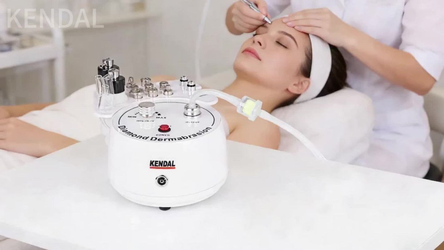 Microdermabrasion Machine Professional 3-in-1 Dermabrasion Vacuum Spray Facial Device for Bath Time, Home Spa and Personal Care