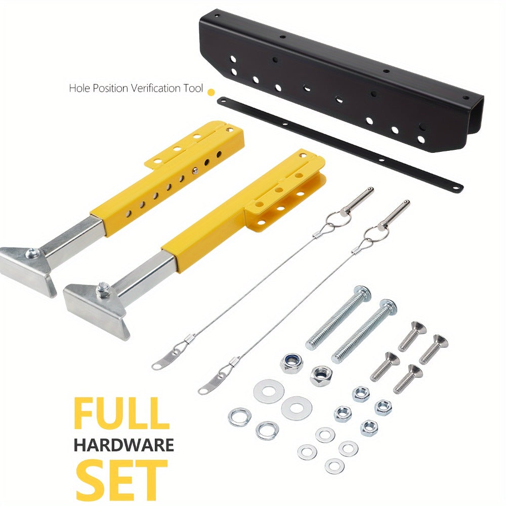 RV Step Stabilizer Kit – Adjustable Foldable Ladder Support for 5th Wheel, Travel Trailer & Motorhome, Eliminates Bounce