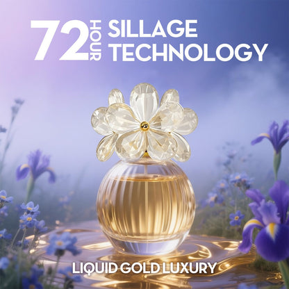 Perfume Gift Set for Women 2-Piece 100ml Each, Daicy Blue & Black Floral Fruity EDP, Citrus Jasmine Rose Vanilla Woody