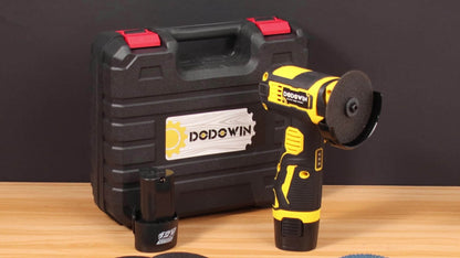 Power Tools DODOWIN 12V Mini Cordless Angle Grinder with 19, 500 and 5, 000 RPM Modes and Battery Options
